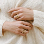 Round Brilliant Statement | Brilliant White | 14K White Gold | Classic Charm | Heirloom