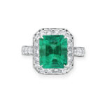 Emerald Statement | 14K White Gold | Classic Charm | Modern Classic