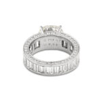 5.56 Carat Round Brilliant Statement | Brilliant White | 18K White Gold | Refined Grandeur - Image 4