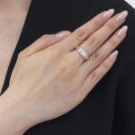 1.54 Carat Oval Statement | Brilliant White | VS | 14K White Gold | Graceful Brilliance - Image 4