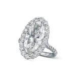 5.02 Carat Oval Statement | Type IIa | Brilliant White / D color | FL/IF | 14K White Gold - Image 2