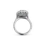 5.02 Carat Oval Statement | Brilliant White / D color | VVS | 14K White Gold - Image 3