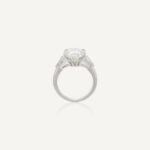 6.24 Carat Oval Statement | Brilliant White / J color | VS | 14K White Gold - Image 4