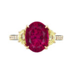 4.75 Carat Oval Statement | Fancy Yellow | 14K White Gold | A Crown-Worthy Fancy Rarity