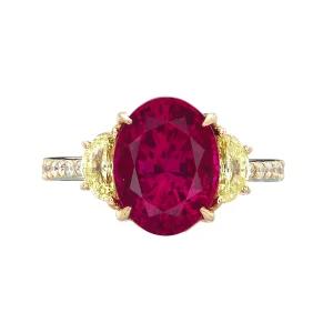 4.75 Carat Oval Statement | Fancy Yellow | 14K White Gold | A Crown-Worthy Fancy Rarity