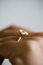 2.5 Carat Oval Statement | Brilliant White | 14K White Gold | Modern Nobility | Signature - Image 4