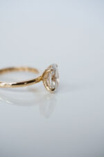 2.5 Carat Oval Statement | Brilliant White | 14K White Gold | Modern Nobility | Signature - Image 5