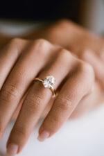 2.5 Carat Oval Statement | Brilliant White | 14K White Gold | Modern Nobility | Signature - Image 6