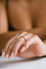 2.5 Carat Oval Statement | Brilliant White | 14K White Gold | Modern Nobility | Signature - Image 7