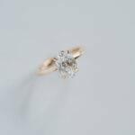 2.5 Carat Oval Statement | Brilliant White | 14K White Gold | Modern Nobility | Signature