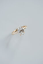 2.5 Carat Oval Statement | Brilliant White | 14K White Gold | Modern Nobility | Signature