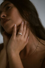 Oval Band | Brilliant White | 14K White Gold | Refined Light | Heirloom - Image 6
