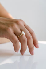 2.2 Carat Oval Statement | Brilliant White | 14K White Gold | A Classic Statement - Image 2