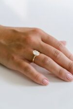 2.2 Carat Oval Statement | Brilliant White | 14K White Gold | A Classic Statement - Image 7