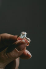 1.5 Carat Oval Statement | Brilliant White | 14K White Gold | Classic Charm | Heirloom - Image 2