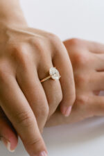 1.5 Carat Oval Statement | Brilliant White | 14K White Gold | Classic Charm | Heirloom - Image 7