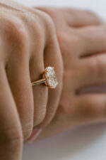 1.5 Carat Oval Statement | Brilliant White | 14K White Gold | Classic Charm | Heirloom - Image 8