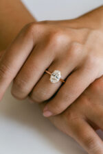 1.5 Carat Oval Statement | Brilliant White | 14K White Gold | Classic Charm | Heirloom - Image 9