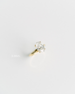 3 Carat Oval Statement | Brilliant White | 14K White Gold | Everyday Royalty - Image 4