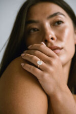 3 Carat Oval Statement | Brilliant White | 14K White Gold | Everyday Royalty