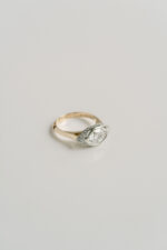 Oval Halo Diamond Ring | Brilliant White | 14K White Gold | Graceful Brilliance - Image 3