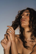 Oval Halo Diamond Ring | Brilliant White | 14K White Gold | Graceful Brilliance - Image 6