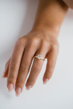 1 Carat Oval Statement | Brilliant White | 14K White Gold | Graceful Brilliance - Image 4