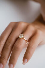 1 Carat Oval Statement | Brilliant White | 14K White Gold | Graceful Brilliance - Image 5