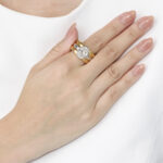 4.07 Carat Oval Statement | Brilliant White | 14K White Gold | Quiet Power | Signature - Image 4