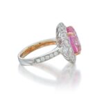 6.78 Carat Oval Statement | Royal Blue Sapphire | 14K White Gold | Heirloom-Worthy Glow - Image 4