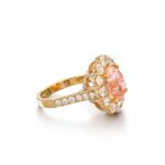 8 Carat Oval Statement | Royal Blue Sapphire | 14K White Gold | Radiant Elegance | Signature - Image 2