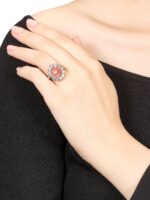 8 Carat Oval Statement | Royal Blue Sapphire | 14K White Gold | Radiant Elegance | Signature - Image 4