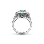 Round Brilliant Statement | Mixed / Other | 14K White Gold | Refined Light | Modern Classic - Image 3