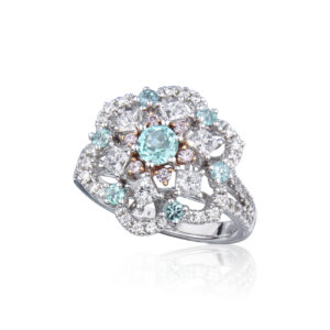 Round Brilliant Statement | Fancy Yellow | 14K White Gold | Rare Fancy-Color Splendour