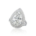 5.02 Carat Pear Statement | Brilliant White | SI | 18K Gold | Heirloom-Worthy Glow - Image 2