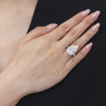 9.73 Carat Pear Statement | Brilliant White | VS | 18K Gold | Signature Sophistication - Image 4