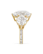 7.37 Carat Pear Statement | Brilliant White | 18K Yellow Gold | Signature Sophistication - Image 3
