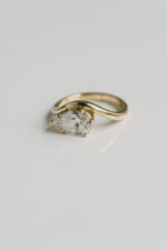 1.5 Carat Pear Statement | Brilliant White | 14K White Gold | Graceful Brilliance - Image 2