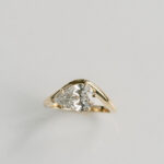 1.5 Carat Pear Statement | Brilliant White | 14K White Gold | Graceful Brilliance
