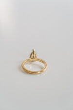 1 Carat Pear Statement | Brilliant White | 14K White Gold | Pure Sophistication - Image 6