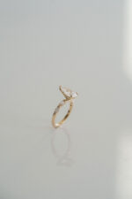 1.5 Carat Pear Statement | Brilliant White | 14K White Gold | Refined Light - Image 3