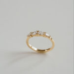 Pear Band | Brilliant White | 14K White Gold | Graceful Brilliance | Heirloom