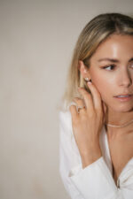 1 Carat Pear Diamond Ring | Brilliant White | SI | 14K White Gold | Elegant Sparkle - Image 8