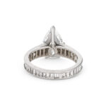 4.01 Carat Pear Statement | Brilliant White | 18K White Gold | Effortless Elegance - Image 4