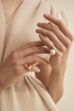 Pear Diamond Ring | Mixed / Other | 14K White Gold | Graceful Brilliance | Modern Classic - Image 3