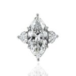 10.06 Carat Marquise Diamond Ring | Brilliant White | SI | 18K Gold - Image 2