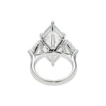 10.06 Carat Marquise Diamond Ring | Brilliant White | SI | 18K Gold - Image 4