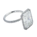 10.17 Carat Emerald Diamond Ring | 18K Gold | Grand Palais Radiance - Image 2