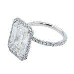 10.17 Carat Emerald Diamond Ring | 18K Gold | Grand Palais Radiance - Image 3