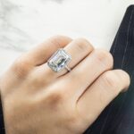 10.17 Carat Emerald Diamond Ring | 18K Gold | Grand Palais Radiance - Image 5